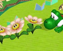 Yoshi con delle margheritine: che caruccio!